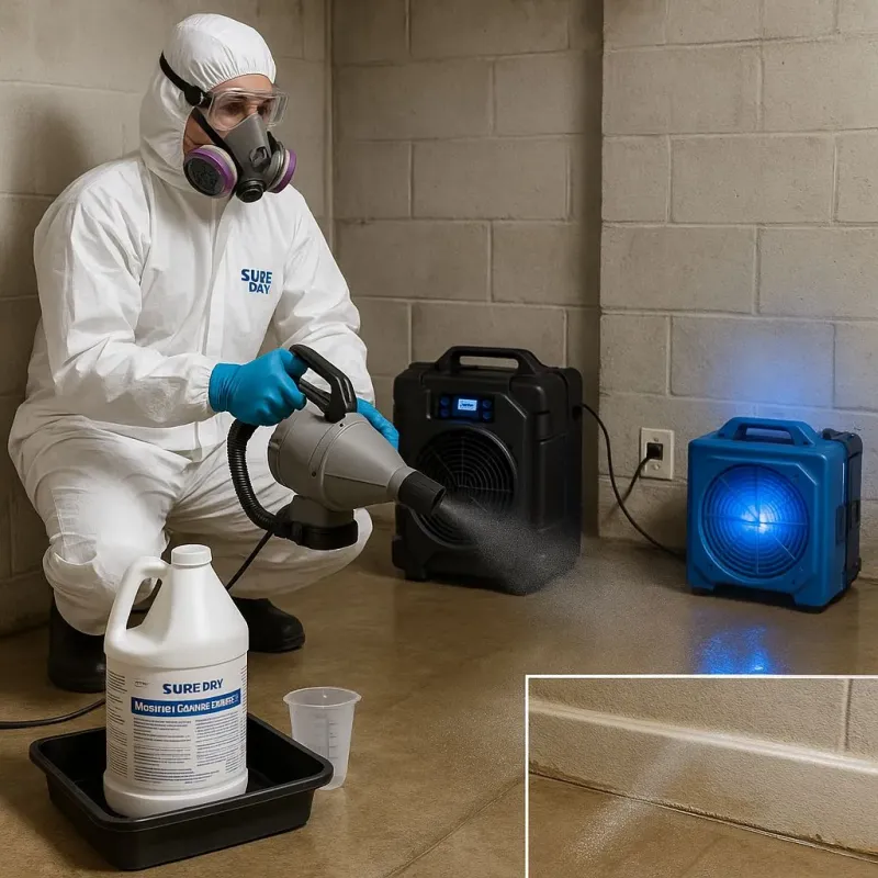 Sanitization and Odor Removal process in Lower Burrell, PA