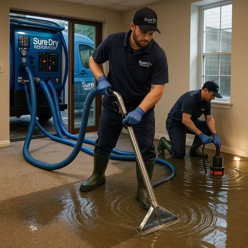 Water Extraction and Removal process in Lower Burrell, PA